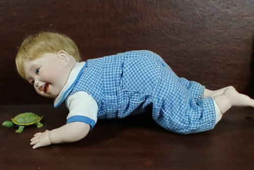 Haunted Doll Robert and His turtle - Died in a Fire with his Family at 8