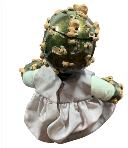 Hand Crafted Creepy Doll Rosalina Inspired by Garbage Pail kids One of A Kind