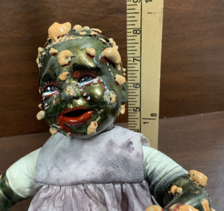 Hand Crafted Creepy Doll Rosalina Inspired by Garbage Pail kids One of A Kind