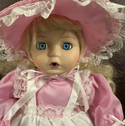 Haunted Porcelain Doll – “Miss Petal”– Gentle Spirit, Victorian, Paranormal Energy