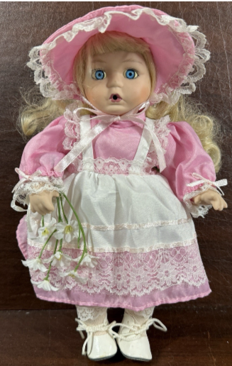 Haunted Porcelain Doll – “Miss Petal”– Gentle Spirit, Victorian, Paranormal Energy