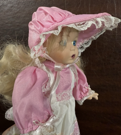Haunted Porcelain Doll – “Miss Petal”– Gentle Spirit, Victorian, Paranormal Energy