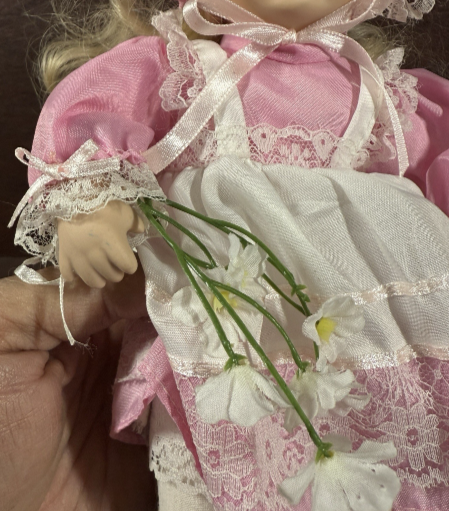 Haunted Porcelain Doll – “Miss Petal”– Gentle Spirit, Victorian, Paranormal Energy