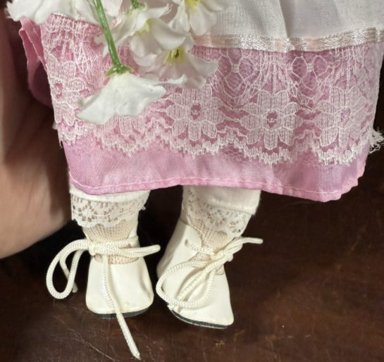 Haunted Porcelain Doll – “Miss Petal”– Gentle Spirit, Victorian, Paranormal Energy