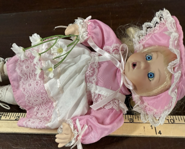 Haunted Porcelain Doll – “Miss Petal”– Gentle Spirit, Victorian, Paranormal Energy