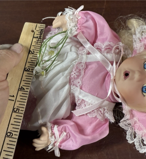Haunted Porcelain Doll – “Miss Petal”– Gentle Spirit, Victorian, Paranormal Energy