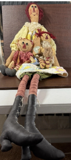 Hearthward Trio Haunted Rag Dolls Set – 51” Tall Protective Spirit Companions